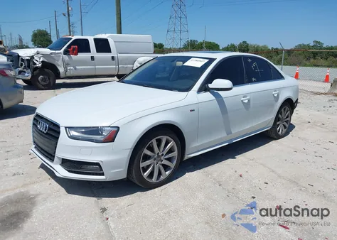 2014 Audi A4 2.0T Premium из США, поврежденный, VIN WAUAFAFL7EN040237